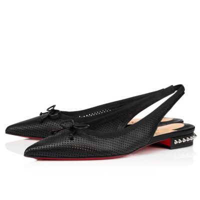 Zapatos Planos Hall Sling Christian Louboutin Mujer - Negros - 1210847BL1U